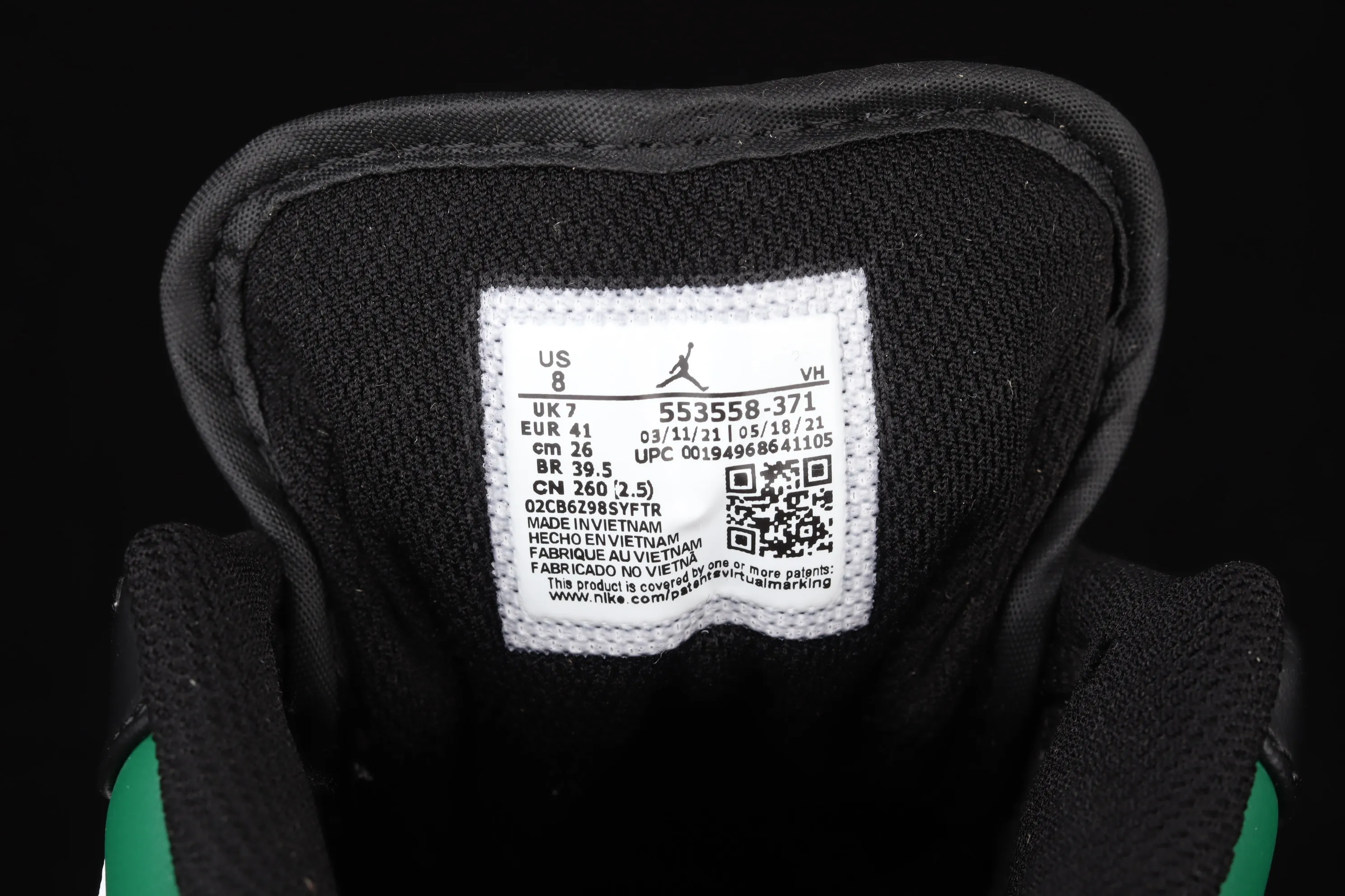All categories Air Jordan Jordan series basketball shoes Air Jordan 1 Low Air Jordan 1 Low AJ1 Joe 1 low-top cultural basketball shoes 553558-371